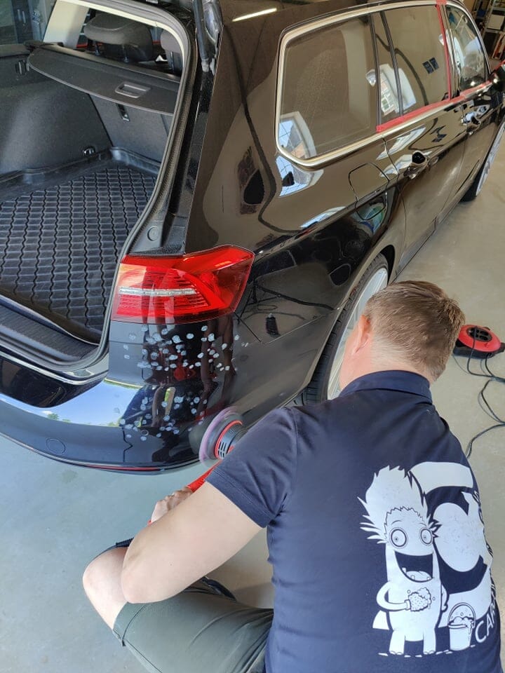 Polering på bagkofanger