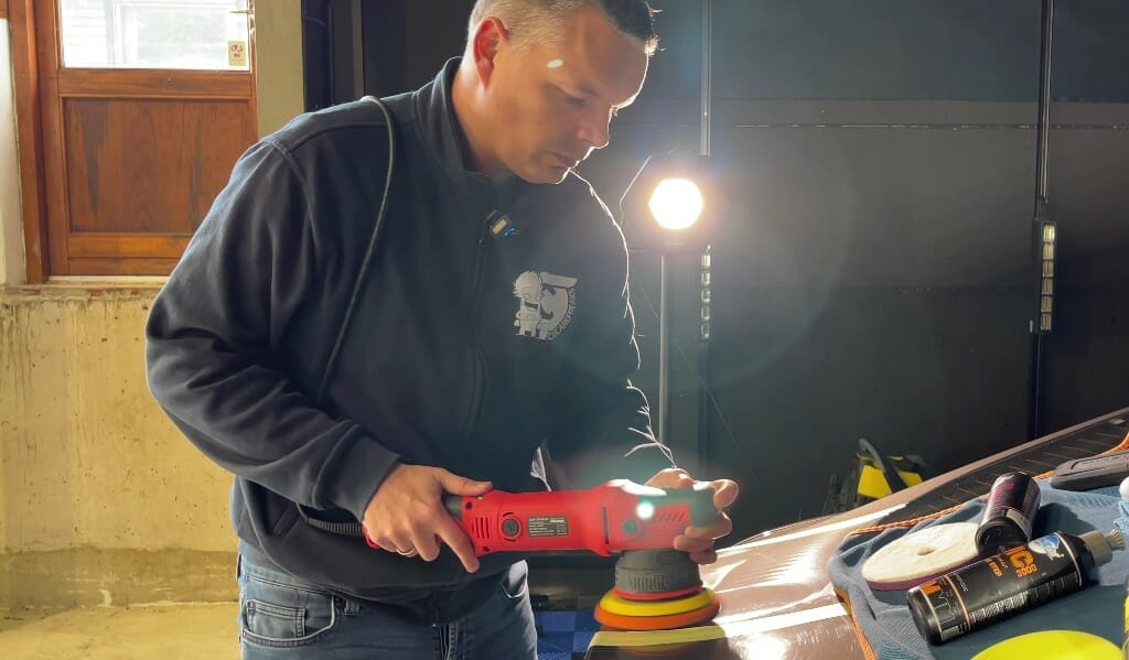 HC 3000 på lak polering