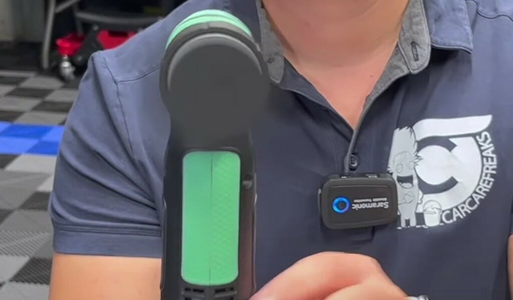 Udsving på Auto Glanz mini polermaskine