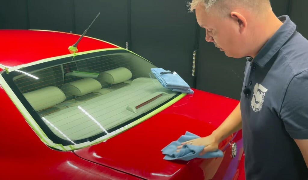 Aftørring af polermidler